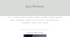 Desktop Screenshot of jana-kunst.de