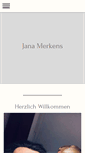 Mobile Screenshot of jana-kunst.de